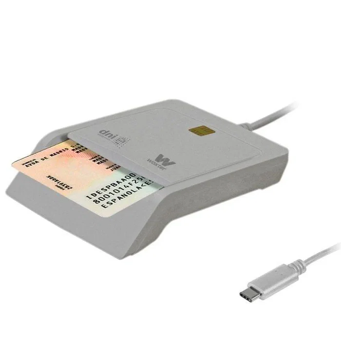 Lector de dni y tarjetas woxter pe26-198 blanco usb 2.0