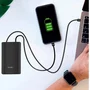 Celly PBPD45W15000BK Power Bank 15000 mAh Batería Externa con Quick Charge 3.0 y 3 Puertos para Carga Rápida, Color Negro