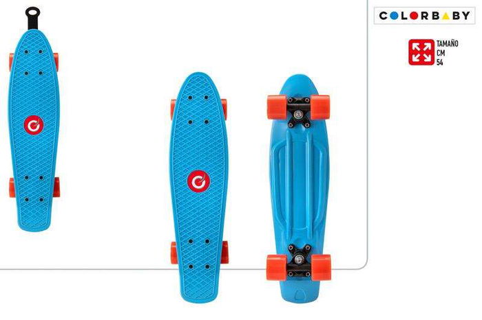 Color Baby Monopatin Evo con Luces Color Azul 56 cm