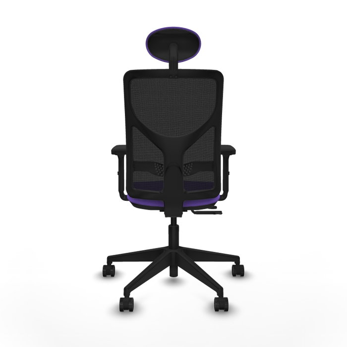 PIQUERAS Y CRESPO Silla de oficina Motilla Lila y Negro con mecanismo Sincro/Traslack PIQUERAS Y CRESPO Silla de oficina Motilla Lila y Negro con mecanismo Sincro/Traslack