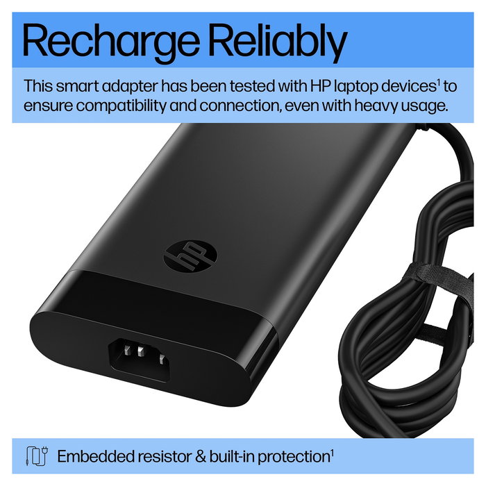 HP Adaptador de Corriente Smart AC 230W 19.5V para Portátiles HP Negocios, 115V Entrada, Negro