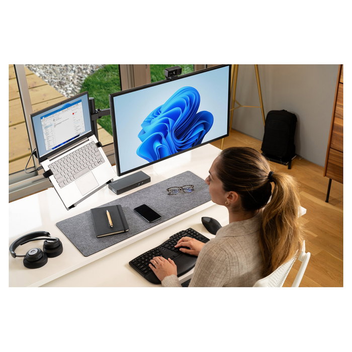Kensington Estación de Acoplamiento USB-C con HDMI y DisplayPort, Negra, Referencia K33603EU