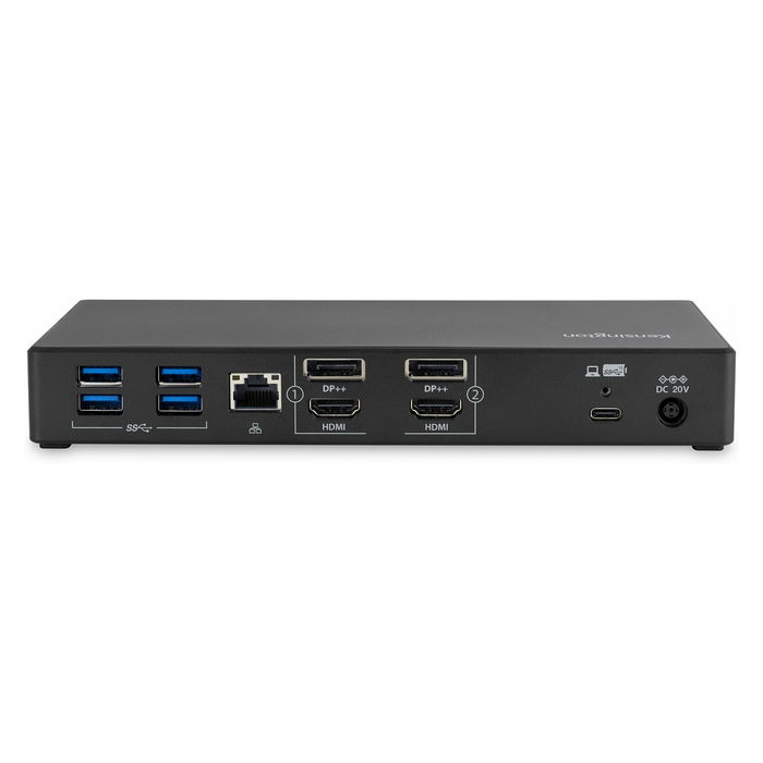 Kensington SD4781P Replicador de Puertos USB-C/A Dual 4K con Suministro de Potencia de 100W