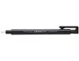 Tombow Mono Zero Portagomas con Clip, Goma Redonda 2,3 mm, Negro