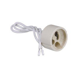 Simon Portalámparas de cerámica GU10 blanco con cable de 10 cm