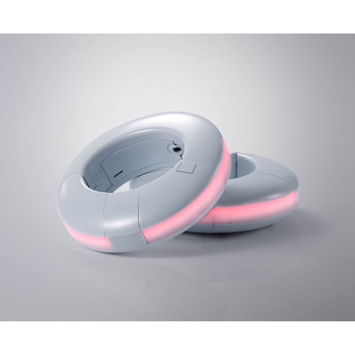 Tamashii Nations Proplica Brazaletes Heart-Shift Réplica 11.5 cm Escala 1:1 con Sonidos y Pedestales Tamashii Nations Proplica Brazaletes Heart-Shift Réplica 11.5 cm Escala 1:1 con Sonidos y Pedestales