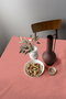 Algon Rollo Mantel Orange 10 m x 1 m con Mandril, Desechable, Hostelería (12 Unidades)