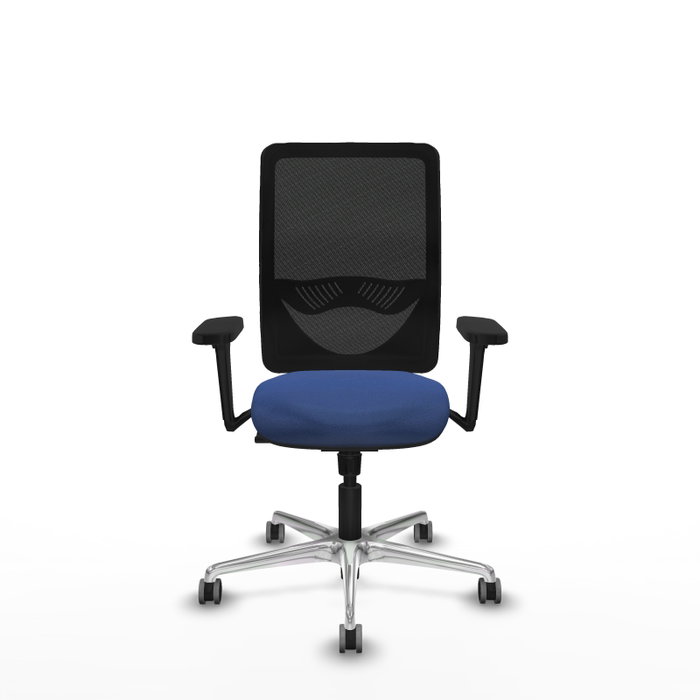 PIQUERAS Y CRESPO Silla de oficina Zulema con mecanismo Sincro, Azul marino y Negro PIQUERAS Y CRESPO Silla de oficina Zulema con mecanismo Sincro, Azul marino y Negro