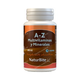 NATURBITE A-Z Multivitaminas y Minerales 60 Comprimidos
