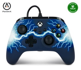 Power A Mando con Cable Advantage para Xbox Series X|S - Relámpago