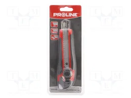 PROLINE Cuchillo de 18mm con mango de plástico
