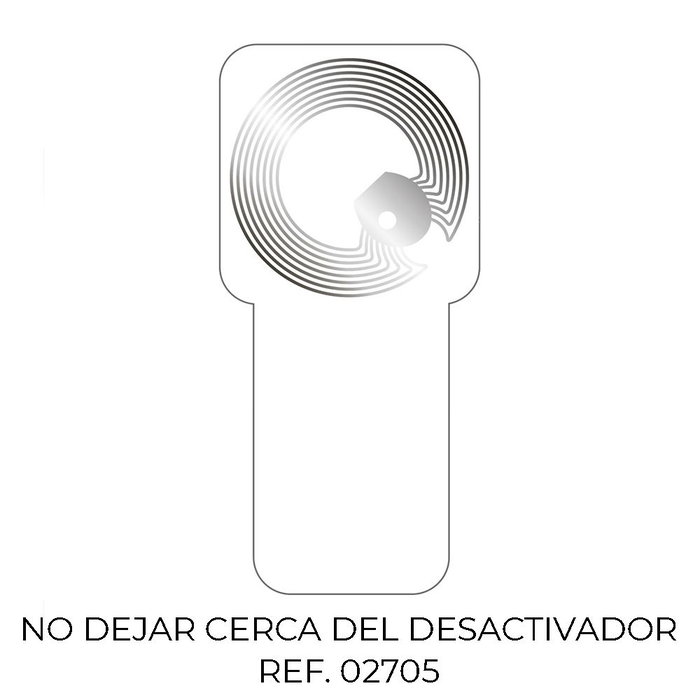 Checkpoint Pack 500 Etiquetas Anti Robo Super Flag Tag 80 MHz 6x3,2cm Referencia 10145617