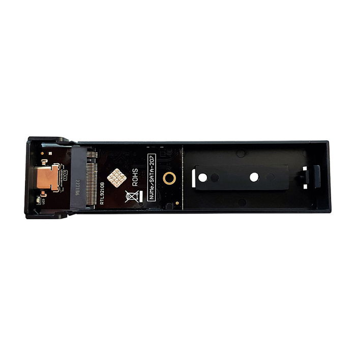 LC-Power LC-M2-C-MULTI-3 Caja Externa SSD M.2 NVMe y SATA USB 3.2 Antracita