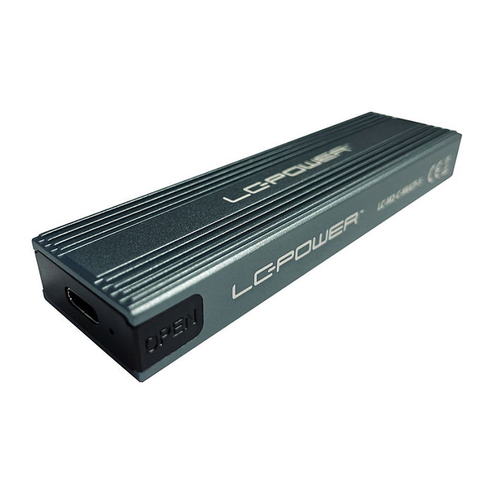 LC-Power LC-M2-C-MULTI-3 Caja Externa SSD M.2 NVMe y SATA USB 3.2 Antracita