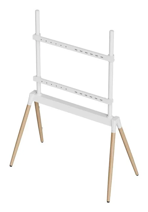 Gembird TVS-86F-01-W Soporte para TV 55-86 Pulgadas Blanco y Madera