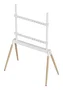 Gembird TVS-86F-01-W Soporte para TV 55-86 Pulgadas Blanco y Madera