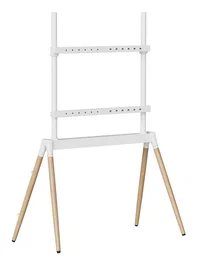 Gembird TVS-86F-01-W Soporte para TV 55-86 Pulgadas Blanco y Madera