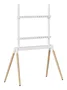 Gembird TVS-86F-01-W Soporte para TV 55-86 Pulgadas Blanco y Madera
