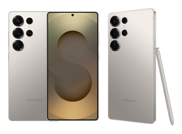 Samsung Galaxy S25 Ultra Smartphone 17.5 cm (6.9") Dynamic AMOLED 2X 512 GB 12 GB RAM Android 15 5G Snapdragon 8 Elite Cámara 200 MP Batería 5000 mAh IP68 Gris Titanio