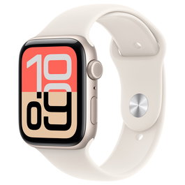 Apple Watch SE (3ª generación) 44 mm Aluminio Cellular - Reloj Inteligente con GPS, 5G, Pantalla Retina OLED, 64 GB, Resistente al Agua, Band Deportiva Polarstern