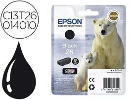 Epson Claria Premium Cartucho Negro 26 C13T26014012
