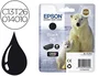 Epson T2601 Negro Cartucho de Tinta Original de Alta Capacidad 220 Páginas para Expression XP-600, XP-605, XP-700, XP-800