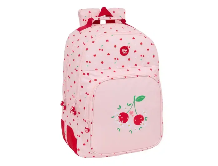Safta Mochila safta doble con cantoneras adaptable a carro Glowlab frutitas Safta Mochila safta doble con cantoneras adaptable a carro Glowlab frutitas