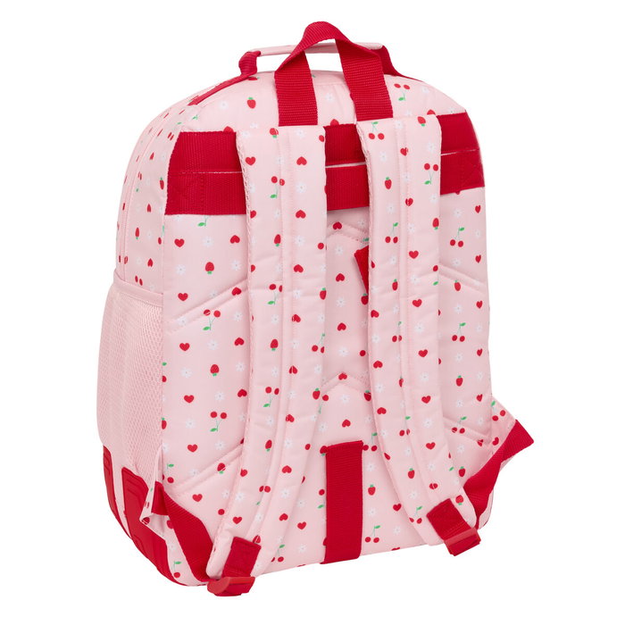 Mochila Escolar Glow Lab Frutitas 32 x 42 x 15 cm