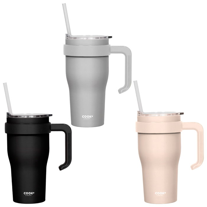 Cook Concept Mug Térmico Miami Mono 600 Ml Acero Inoxidable Cook Concept Mug Térmico Miami Mono 600 Ml Acero Inoxidable