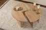 Nordure Mesa de Café Moira Roble 90 cm