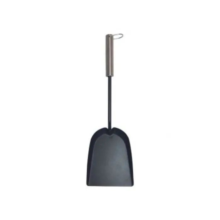 Aduro Pala para Cenizas con Mango de Acero Inoxidable Lacada en Negro para Estufas de Leña