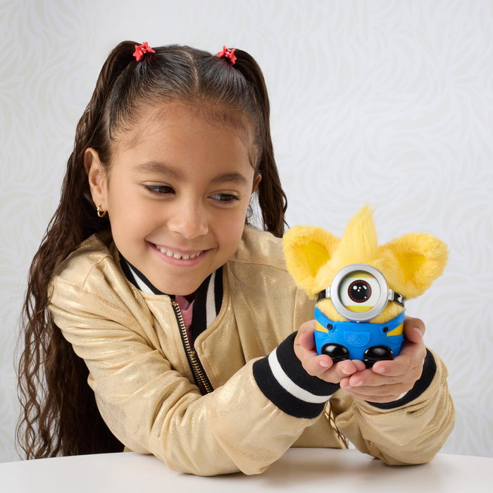 Hasbro Furby Furblet Minion Stuart G3606 - Mini Juguete Interactivo con Más de 45 Sonidos, Edad +6 Años, Multilenguaje
