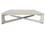 DKD Home Decor Mesa de Centro de Olmo Macizo Blanco