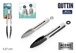Quttin Pinzas de Cocina Metal-TPR 27 cm (24 Unidades)
