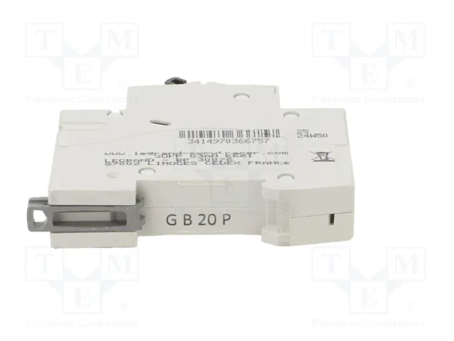 LEGRAND RX3 Interruptor magnetotérmico 20A 1P Caract B LEGRAND RX3 Interruptor magnetotérmico 20A 1P Caract B