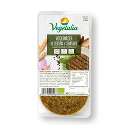 Vegetalia Hamburguesa Seitan y Shiitake Bio 2 unidades 160g