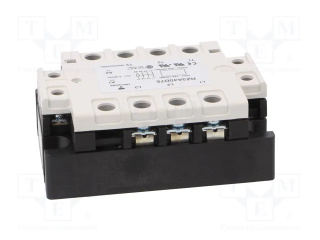 CARLO GAVAZZI RZ3A40D75 Relé de semiconductor trifásico 75A CARLO GAVAZZI RZ3A40D75 Relé de semiconductor trifásico 75A