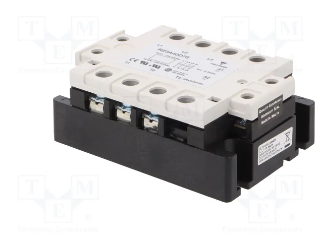 CARLO GAVAZZI RZ3A40D75 Relé de semiconductor trifásico 75A CARLO GAVAZZI RZ3A40D75 Relé de semiconductor trifásico 75A