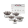 Le Creuset Juego de ollas 3-Ply Plus de acero inoxidable, 5 piezas (96605300000000)
