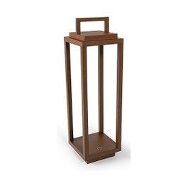 ab+ Abert Resort Lámpara de Suelo Exterior Portátil Marrón Corten IP54