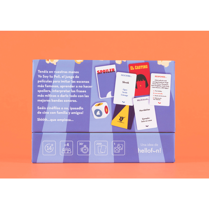 HELLOFUN! Juego Yo Soy Tu Peli Español +12 Años