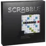 Hasbro Scrabble Deluxe - Juego de mesa con tablero giratorio y sistema de muescas para fichas, edición negro y plateado, para 2-4 jugadores, +10 años