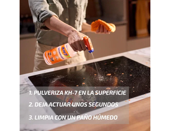 KH-7 Quitagrasa con pistola pulverizadora
