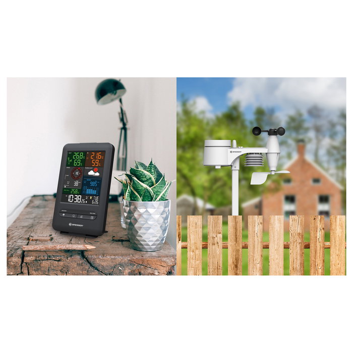 Bresser 5-in-1 Beaufort Estación Meteorológica de Exterior con Higrómetro, Termómetro y Barómetro Bresser 5-in-1 Beaufort Estación Meteorológica de Exterior con Higrómetro, Termómetro y Barómetro