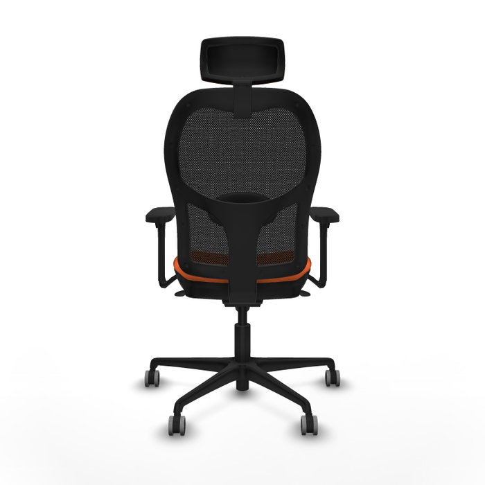 PIQUERAS Y CRESPO Silla de oficina Jorquera Naranja y Negro PIQUERAS Y CRESPO Silla de oficina Jorquera Naranja y Negro