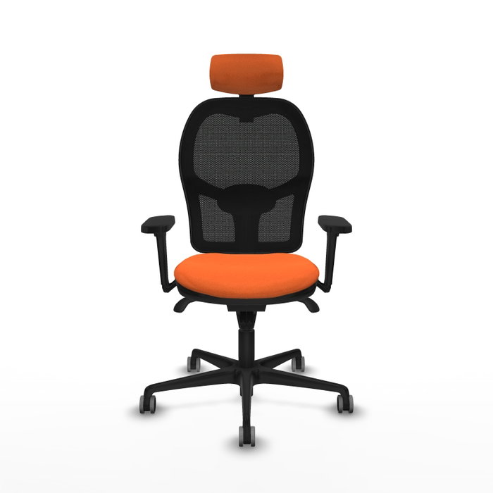 PIQUERAS Y CRESPO Silla de oficina Jorquera Naranja y Negro PIQUERAS Y CRESPO Silla de oficina Jorquera Naranja y Negro