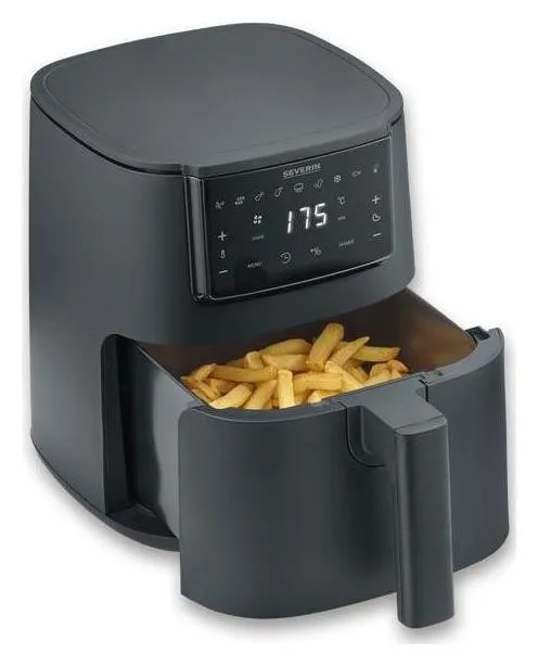 Severin Freidora de aire FR 2461, 4 l, Negro