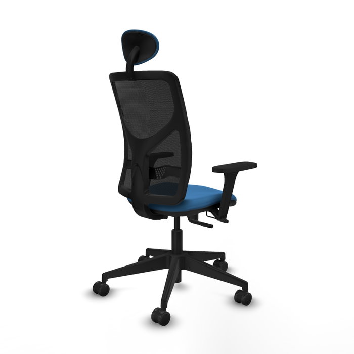 PIQUERAS Y CRESPO Silla de oficina Motilla Azul claro y Negro PIQUERAS Y CRESPO Silla de oficina Motilla Azul claro y Negro