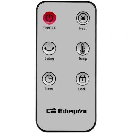 Orbegozo Calefactor Cerámico de Torre CR 5034 2000W con Termostato Regulable y Temporizador 24 Horas