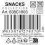 La Mediterranea Bol para Snacks Color Ø 12,5 x 5 cm (48 Unidades)